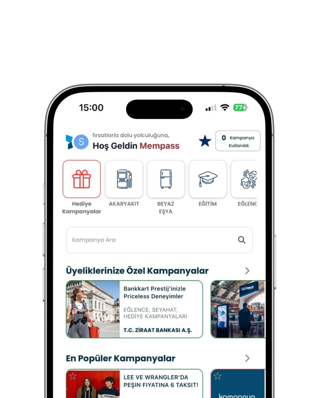 Yapay zeka destekli indirim kartı – Mempass platformu